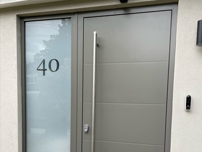 Service Wide Aluminium Front Doors